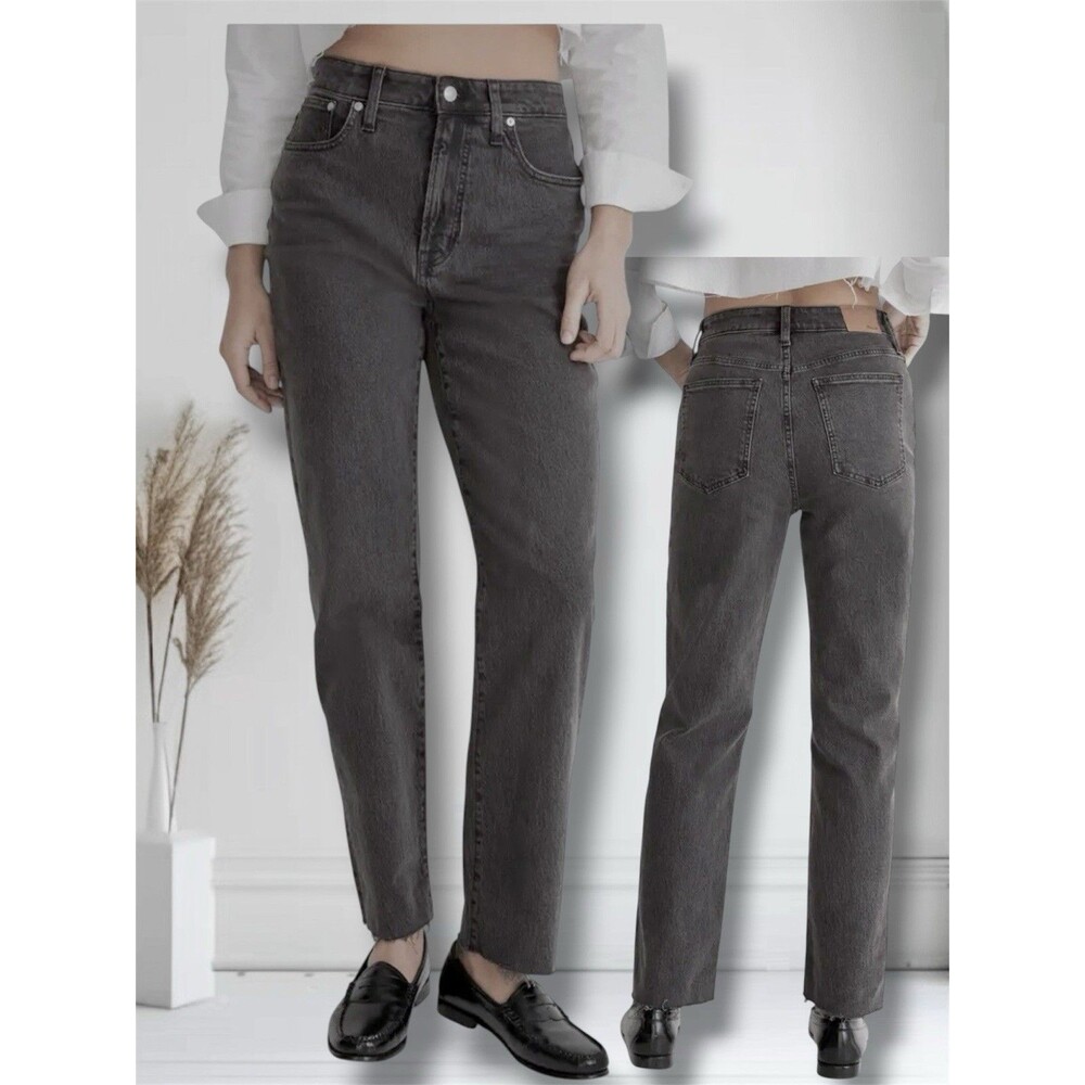 Madewell The Perfect Vintage Straight Women’s Size 26 High-Rise Cropped Jeans